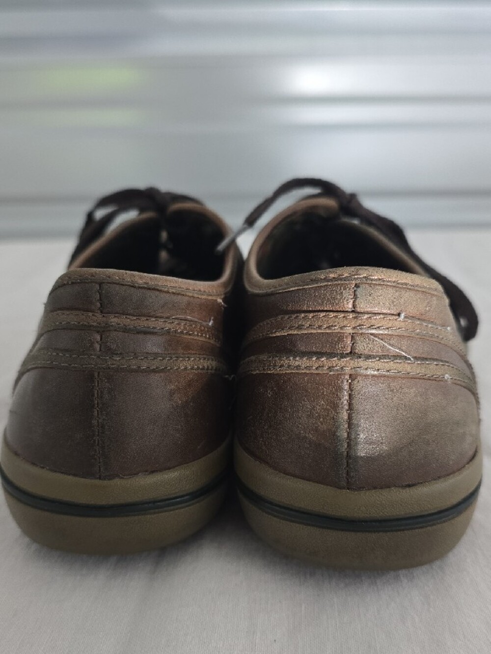 Merrell Women's Brown and Teal Low-Top Lace-Up Sneakers - Picture 3 of 12